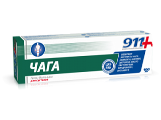 911Чага бальзам-гель д/суст 100мл (Твинс Тэк)
