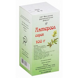 Купить амтерсол сироп 100мл (ярослав фф) Амтерсол сироп 100мл (Ярослав фф)