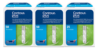 Тест-полоски Контур плюс N50 2уп+N25 (Асцензия)