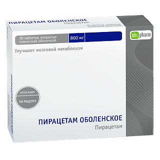 Пирацетам Оболенское таб п/о 800мг N30 (Алиум)