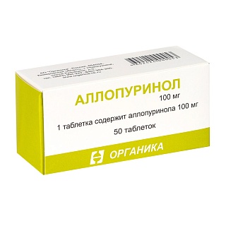 Аллопуринол таб 100мг N50 (Органика)