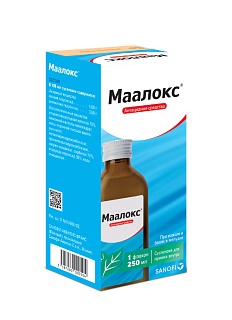 Купить маалокс сусп 250мл (санофи) Маалокс сусп 250мл (Санофи)