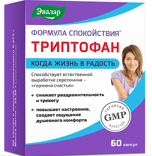 Триптофан Формула спокойст капс N60 (Эвалар)