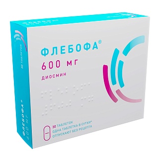 Купить флебофа таб 600мг n30 (озон) Флебофа таб 600мг N30 (Озон)