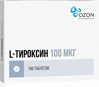 Л-тироксин таб 100мкг N100 (Озон)