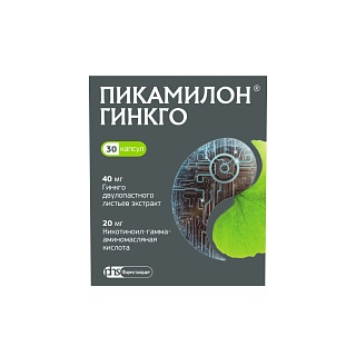Пикамилон Гинкго капс 40мг+20мг N30 (Фармстандарт)