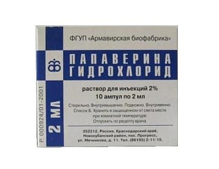 Папаверина г/хл амп 2% 2мл N10 (Армавир)