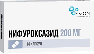 Нифуроксазид капс 200мг N14 (Озон)