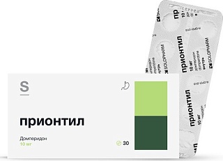 Прионтил таб п/пл/о 10мг N30 (Гротекс)
