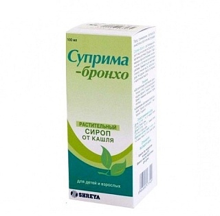 Купить суприма-бронхо сироп 100мл (шрея) Суприма-бронхо сироп 100мл (Шрея)