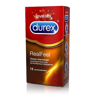 Дюрекс презервативы real Feel N12 (Рекитт)