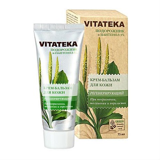 Витатека крем-бальз д/кожи регенер подорож/пантенол 75мл (Народные промыслы)