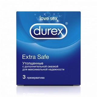 Дюрекс презервативы extra safe N3 (Рекитт)