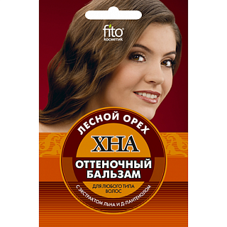 Хна оттеночная Лесной орех 50мл (Фитокосметик)